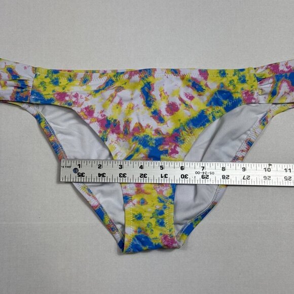 Jessica Simpson Women's M ide Shirred Hipster Bikini Bottom Multicolor NWT - Picture 6 of 15